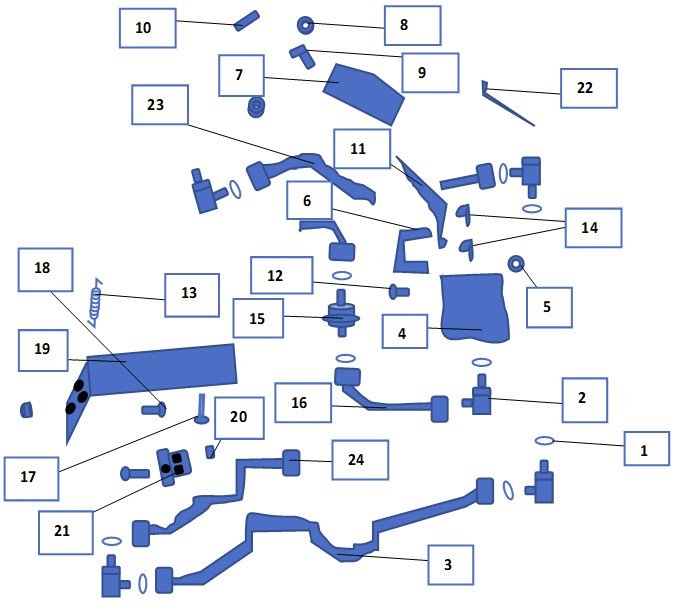 john deere hydraulic system diagram via parts details