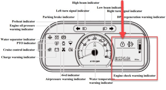 understanding the kioti ck3510 warning lights