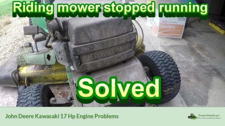 john deere kawasaki 17 hp engine problems