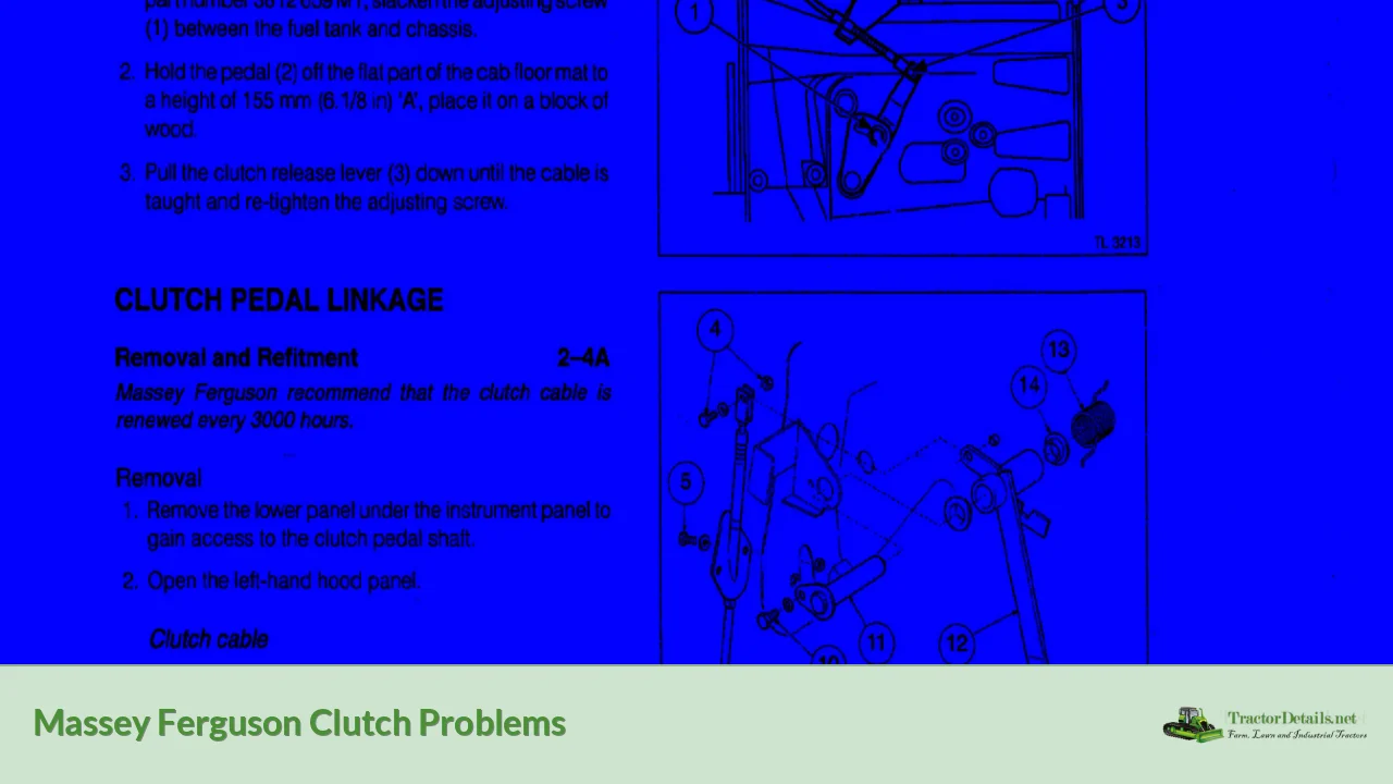 massey ferguson clutch problems