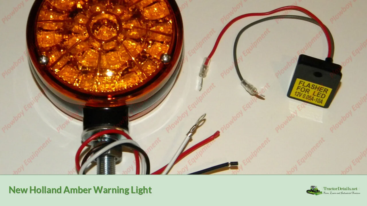 new holland amber warning light